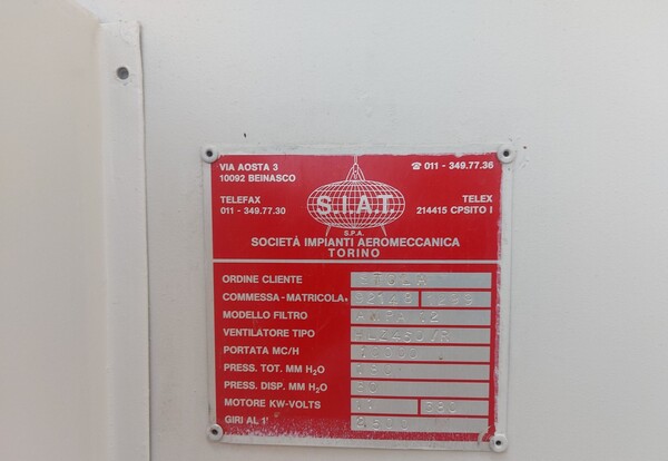 80#7922 Aspiratore per plateau SIAT in vendita - foto 3