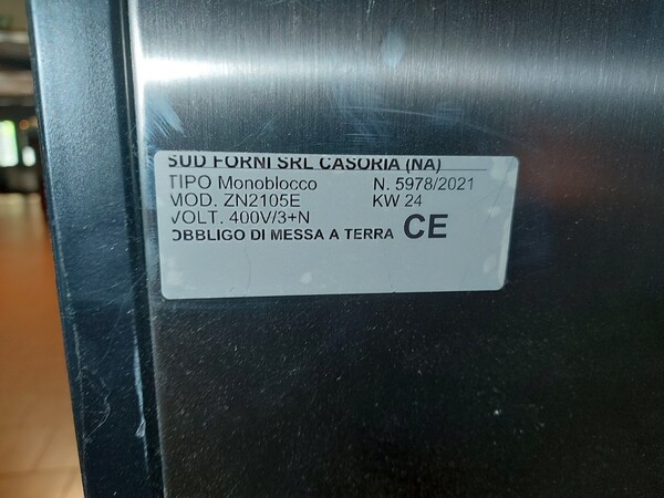1#7996 Forno elettrico da pizza e cappa aspirante in vendita - foto 2