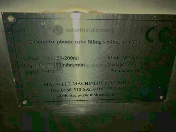 2#79981 Riempitrice per tubi di plastica e refrigeratore industriale in vendita - foto 8