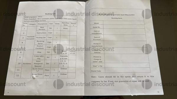 2#79981 Riempitrice per tubi di plastica e refrigeratore industriale in vendita - foto 9