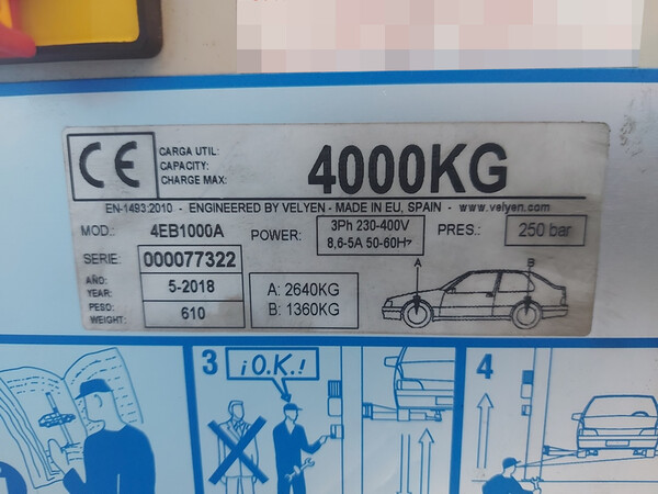 6#8000 Attrezzatura per officina ripara veicoli in vendita - foto 5