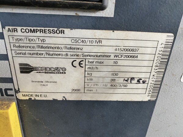 18#8012 Compressore Ceccato in vendita - foto 2