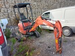 Kubota U17 excavator - Lot 16 (Auction 8017)