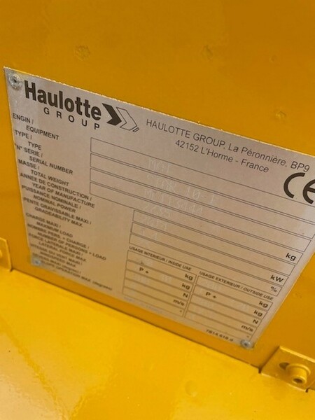 5#8028 Piattaforma a colonna Haulotte Star 10 in vendita - foto 14