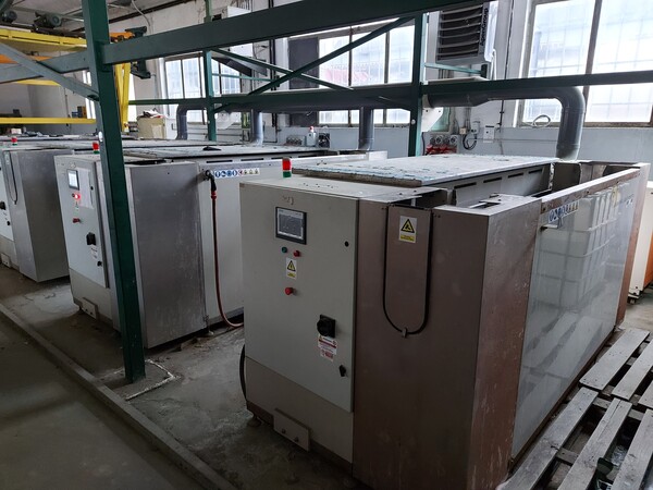 1#8033 Impianto galvanico per ramatura cilindri rotocalco in vendita - foto 1