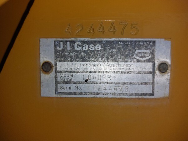 4#8034 Pala meccanica Case Loader in vendita - foto 5