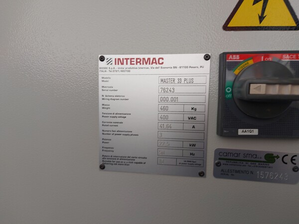 3#80381 Pantografo Intermac Master 33 plus in vendita - foto 6