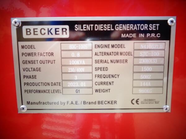8#8048 Generatore Becker in vendita - foto 4