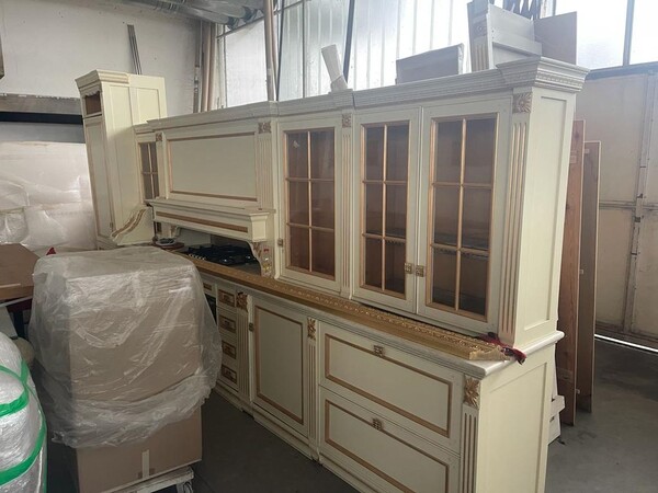 2#8083 Cucina in legno avorio laccato in vendita - foto 1