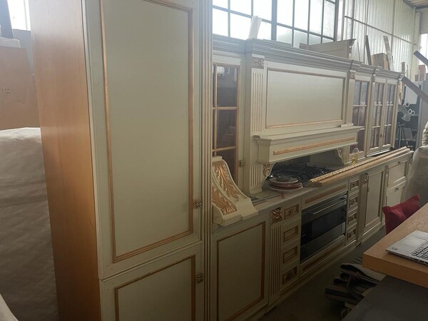 2#8083 Cucina in legno avorio laccato in vendita - foto 3