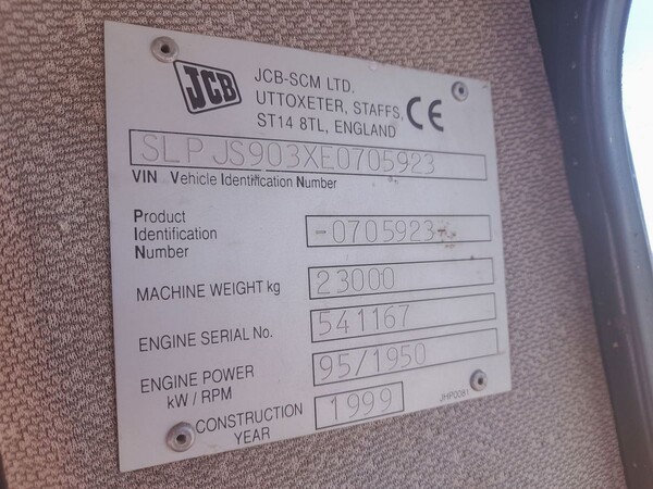 3#8084 Escavatore idraulico JCB JS 220 in vendita - foto 2