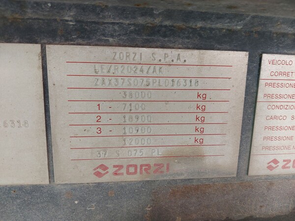 100#8091 Semirimorchio Zorzi in vendita - foto 5