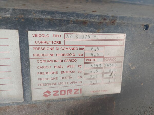 100#8091 Semirimorchio Zorzi in vendita - foto 6