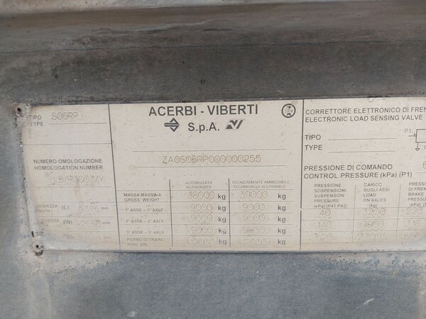 108#8091 Semirimorchio Acerbi Viberti in vendita - foto 7