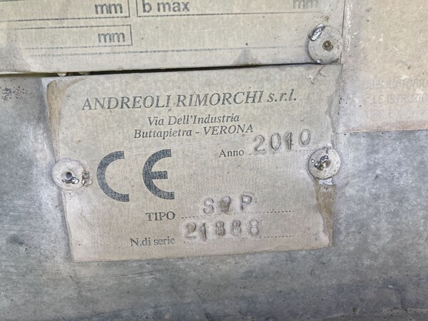 121#8091 Semirimorchio Andreoli in vendita - foto 10