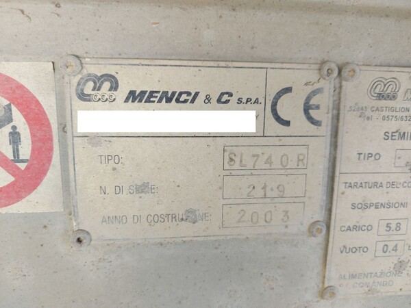 47#8091 Semirimorchio Menci in vendita - foto 7