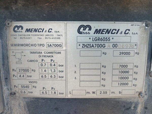 8#8091 Semirimorchio Menci in vendita - foto 11