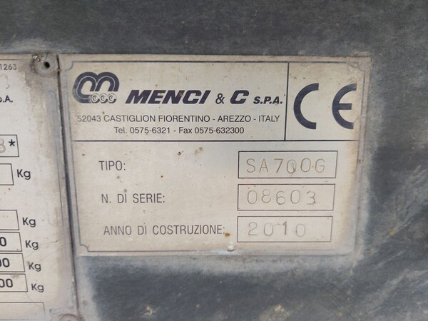 92#8091 Semirimorchio Menci in vendita - foto 5