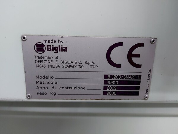 2#8095 Tornio Biglia Smart Turn B 1200/SMART/L in vendita - foto 16