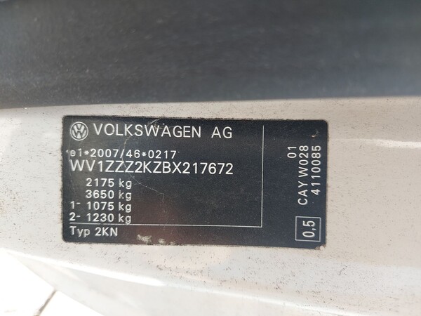 10#8106 Autocarro Wolkswagen Caddy in vendita - foto 6
