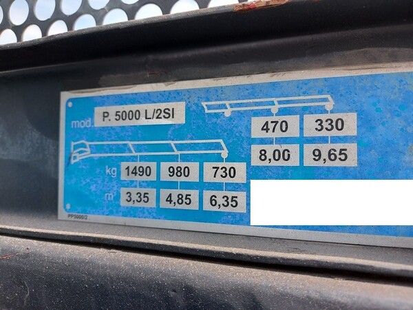 3#8127 Autocarro Iveco Eurocargo 100E15 K con gru in vendita - foto 7