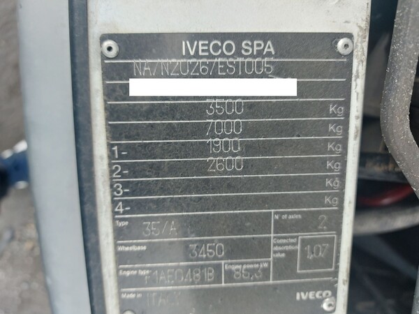 4#8127 Autocarro Iveco Daily 120C35 in vendita - foto 13