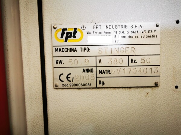 1#8173 Fresatrice FPT STINGER in vendita - foto 29