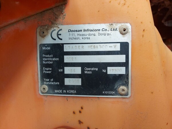 5#8178 Pala Gommata Doosan Daewoo in vendita - foto 8