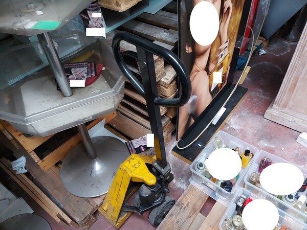 3#8179 Scaffalature in metallo e transpallet in vendita - foto 9