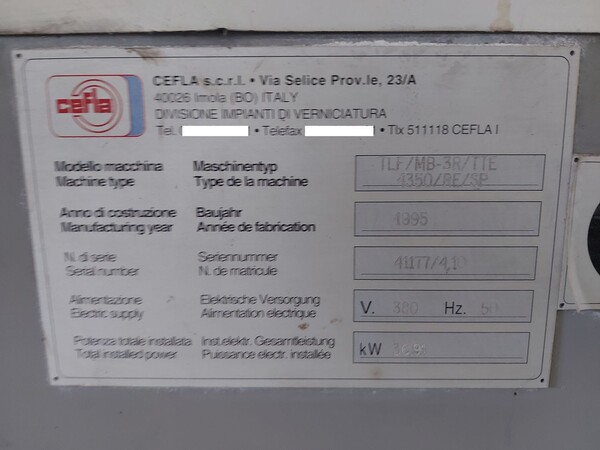 23#8197 Forno UV Cefla in vendita - foto 4