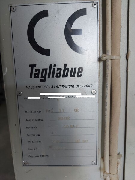 7#8197 Calibratrice Tagliabue TAG 11 CE in vendita - foto 4