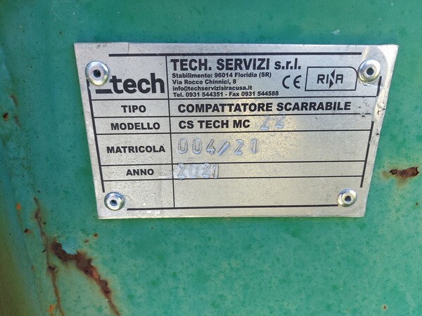 17#8219 Compattatore scarrabile in vendita - foto 3