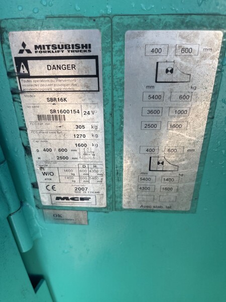 3#8231 Transpallet retrattile Mitsubishi in vendita - foto 3