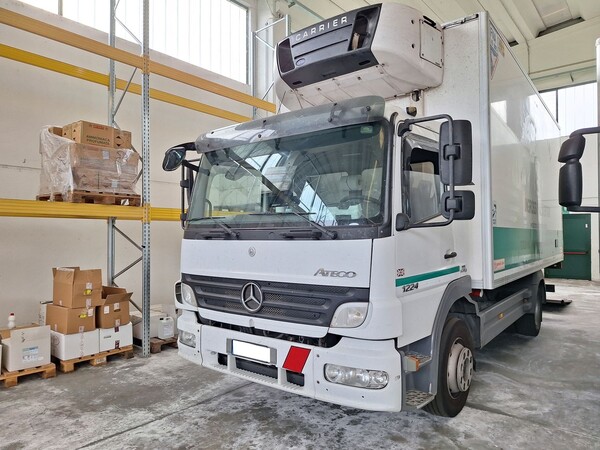 11#8242 Mercedes Ateco 1224 isotermico con gruppo frigo in vendita - foto 1