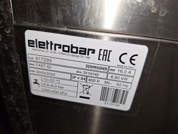 20#8242 Lavastoviglie Elettrobar in vendita - foto 2