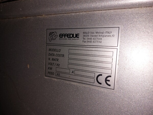 9#8270 Impastatrice F2 in vendita - foto 3