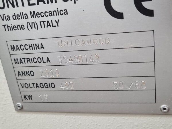1#8276 Centro di lavoro Uniteam Unicawood in vendita - foto 2