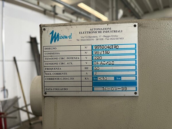 6#8297 Pressa Ross 100 Ton con avanzamento automatico Micromel in vendita - foto 8