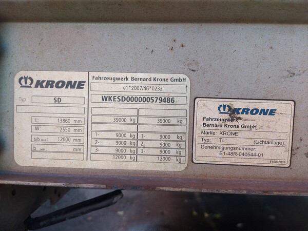 16#8301 Semirimorchio combinato Krone in vendita - foto 2