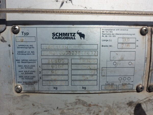 5#8301 Semirimorchio Schmitz Cargobull in vendita - foto 4
