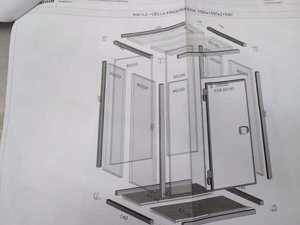 14#8315 Cella frigorifera positiva in vendita - foto 3