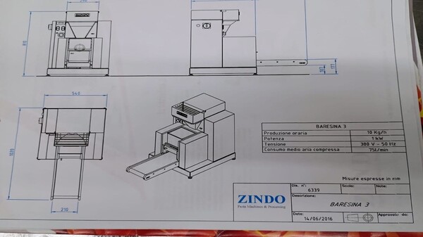 2#8315 Macchina ZINDO mod. BARESINA 3 in vendita - foto 2