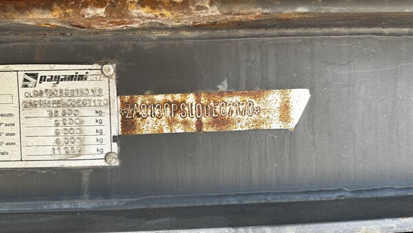2#8332 Semirimorchio Paganini Car modello 136PSL con cassone ribaltabile in vendita - foto 14