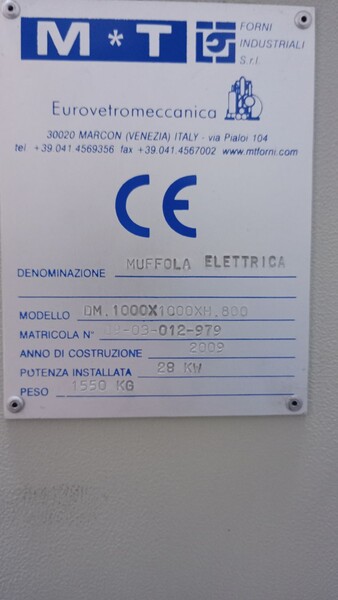 1#8356 Forno industriale M&T Muffola Elettrica in vendita - foto 2