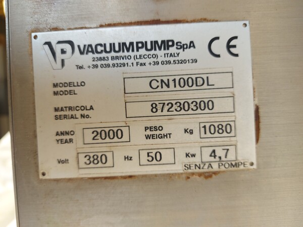 11#8374 Macchina per il sottovuoto Vacuum Pump e transpallet elettrico Pimespo in vendita - foto 8