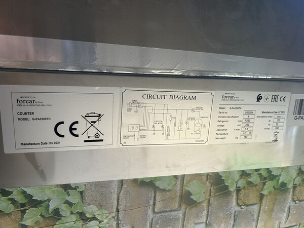 5#8382 Tavolo refrigerato Forcar in vendita - foto 8