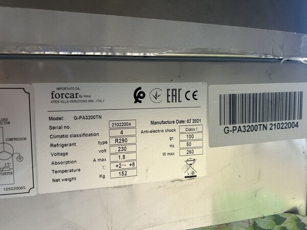 5#8382 Tavolo refrigerato Forcar in vendita - foto 9