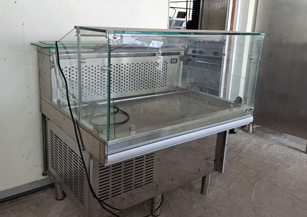 50#8391 Vetrina inox 100 cm in vendita - foto 2