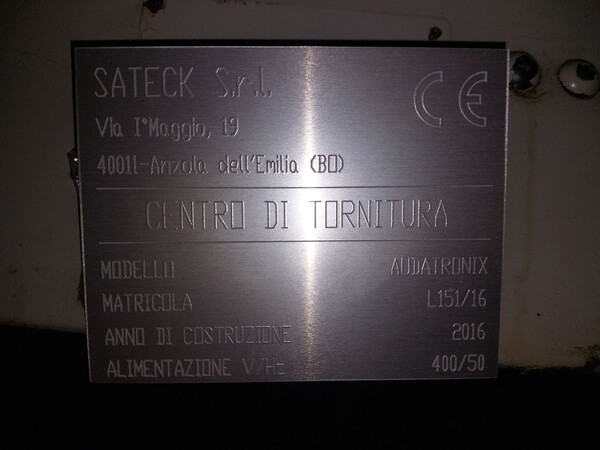 15#8395 Centro di tornitura Sateck Audatronix in vendita - foto 6