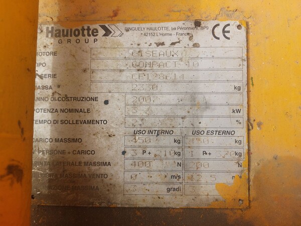 2#8398 Piattaforma a forbice in vendita - foto 8